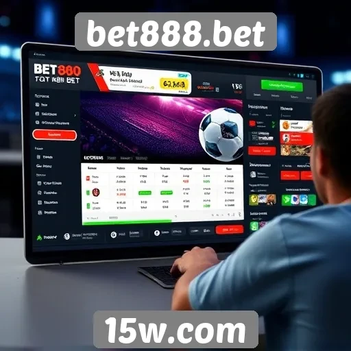Funcionalidades da interface de usuário do site bet888.bet